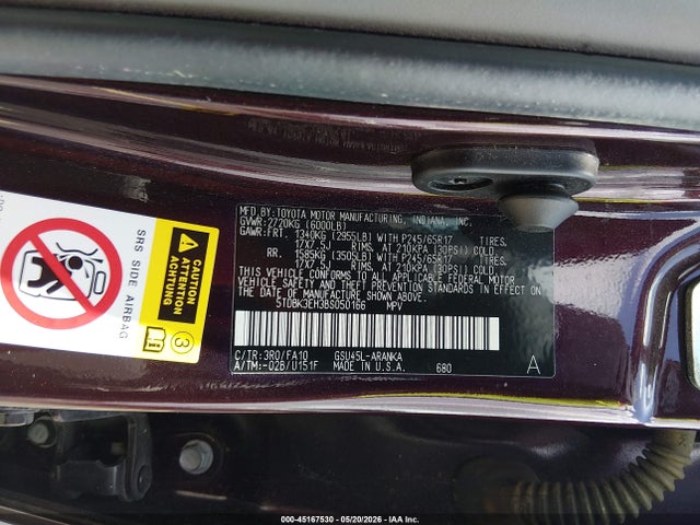Toyota Highlander Base V6