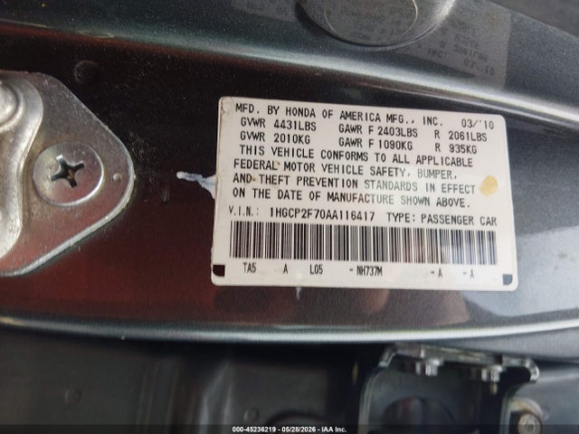 Honda Accord 2.4 Ex