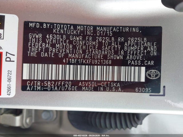 Toyota Camry Se