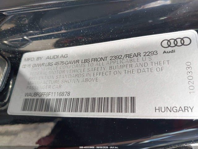 Audi A3 2.0t Premium