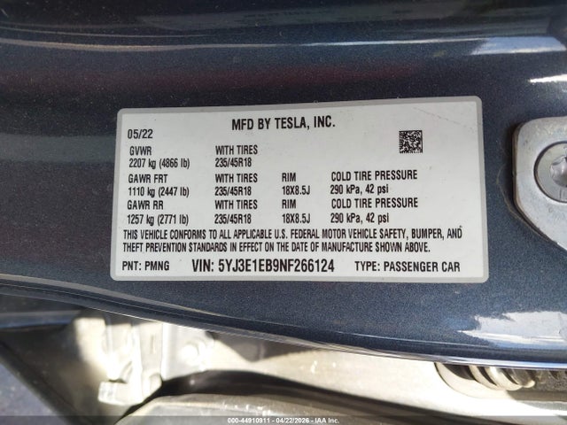 Tesla Model 3 Long Range Dual Motor All-wheel Drive