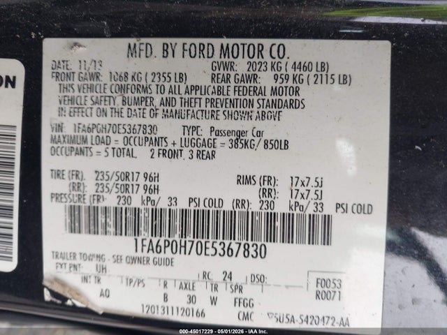 Ford Fusion Se
