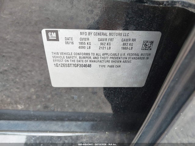Chevrolet Malibu 1lt