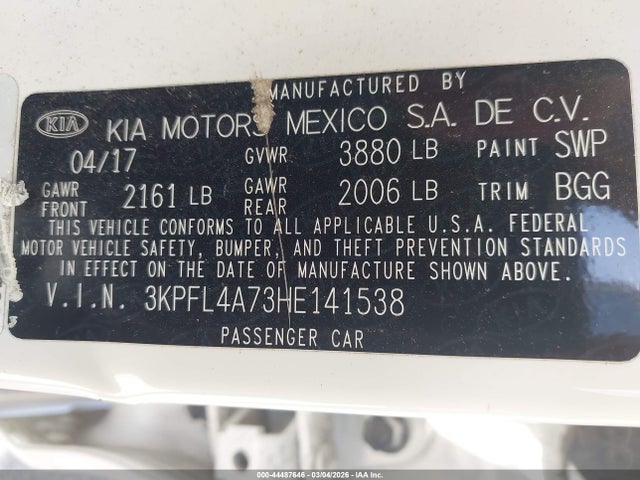 Kia Forte Lx