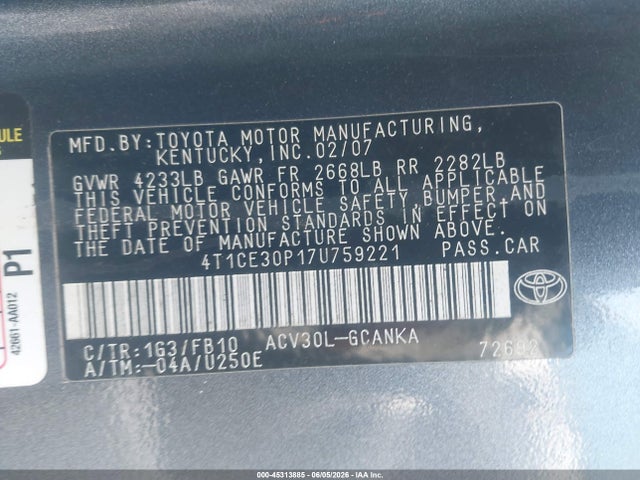 Toyota Camry Se