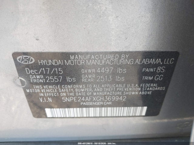 Hyundai SONATA Se