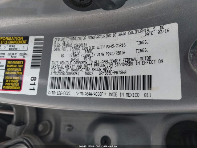 Toyota Tacoma Sr5 V6