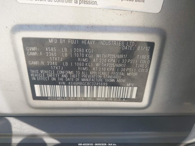 Subaru Outback 2.5i Premium