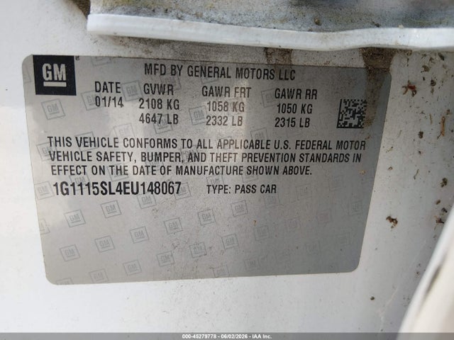 Chevrolet Impala 1lt