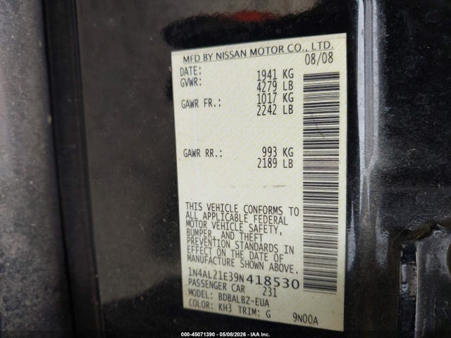 Nissan Altima 2.5 S
