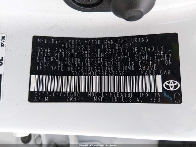 Toyota Corolla Le