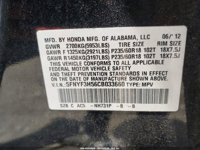 Honda Pilot Ex-l
