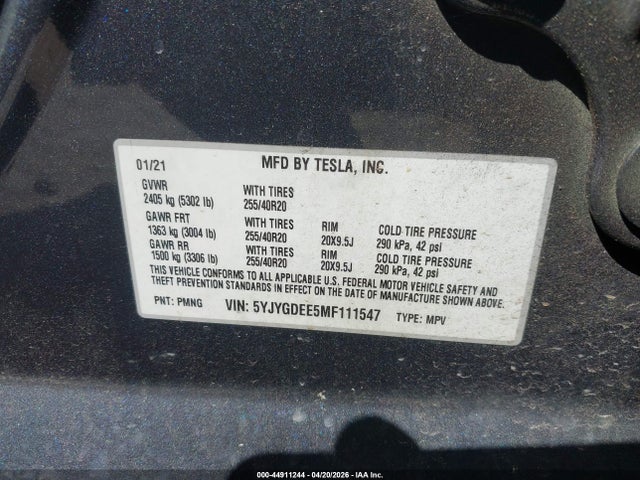 Tesla Model Y Long Range Dual Motor All-wheel Drive