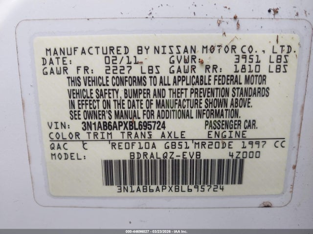 Nissan Sentra 2.0