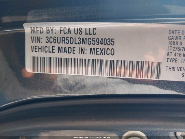 Ram 2500 Lone Star  4x4 6'4 Box