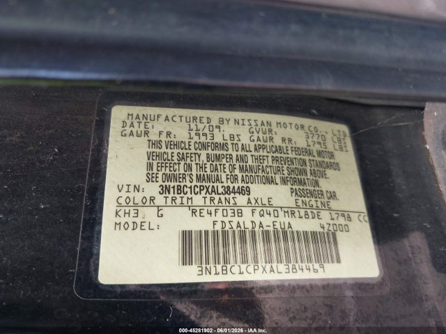 Nissan Versa 1.8s