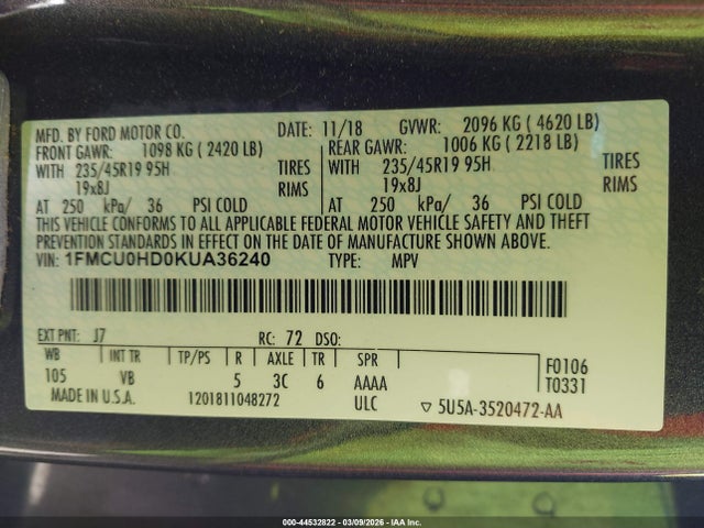 Ford Escape Sel