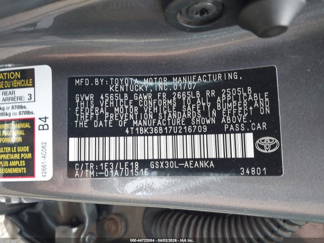Toyota Avalon Xl