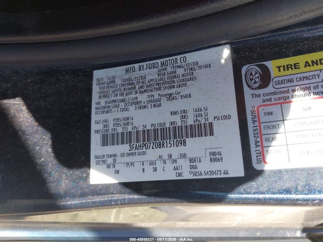Ford Fusion Se