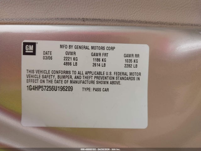 Buick Lucerne Cx