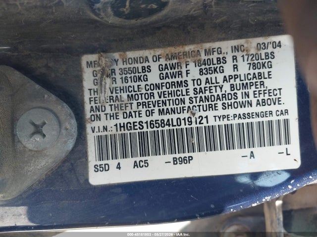 Honda Civic Lx