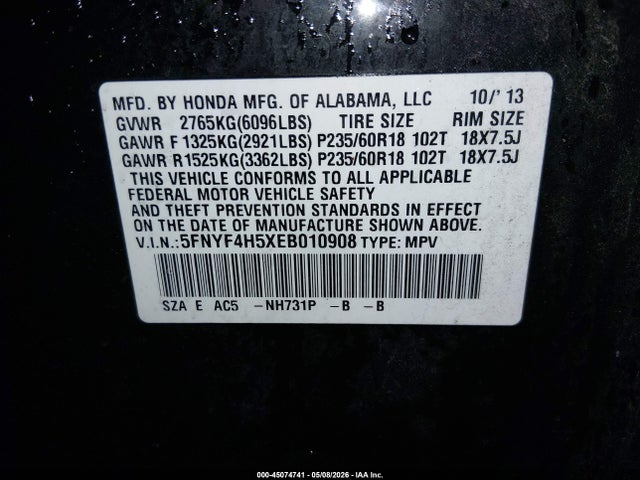 Honda Pilot Ex-l