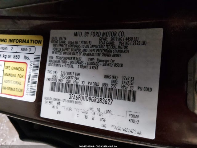 Ford Fusion Se