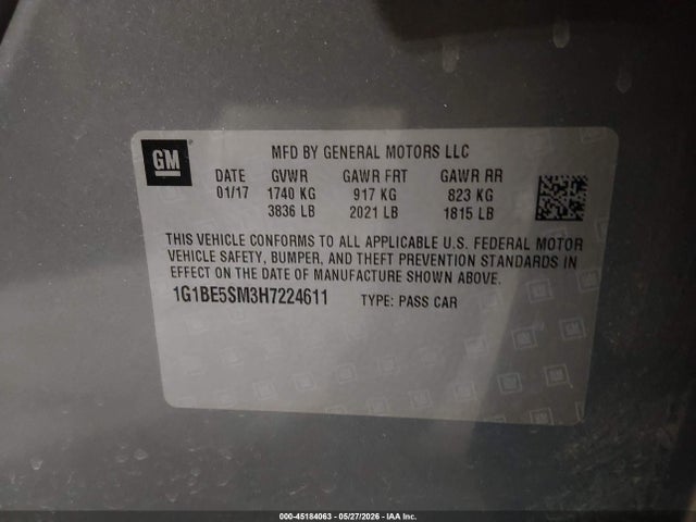 Chevrolet Cruze Lt Auto