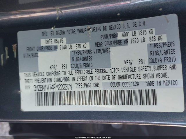 Mazda Mazda3 I Touring