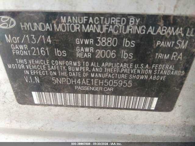 Hyundai ELANTRA Se