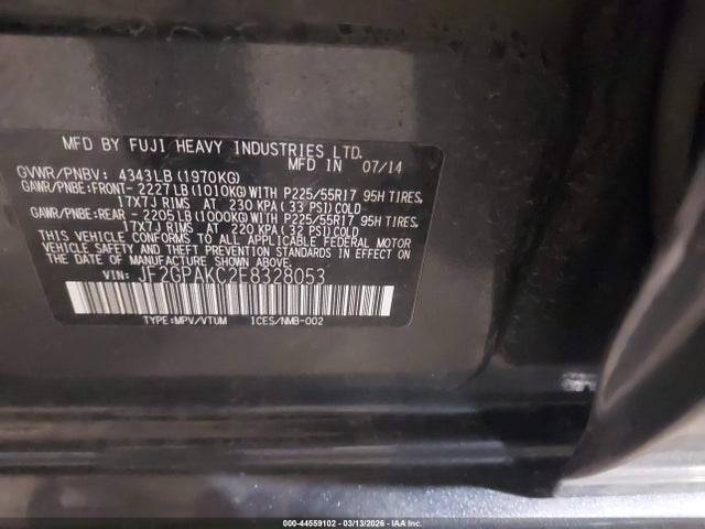 Subaru Crosstrek 2.0i Limited
