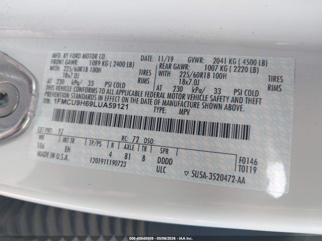 Ford Escape Sel