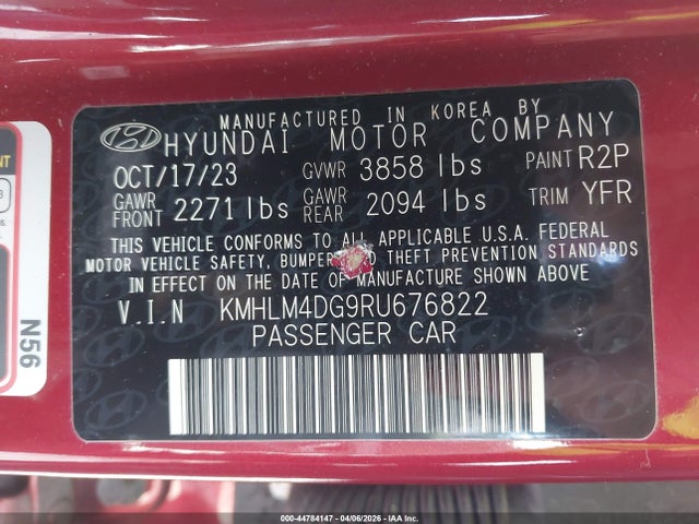 Hyundai ELANTRA Sel
