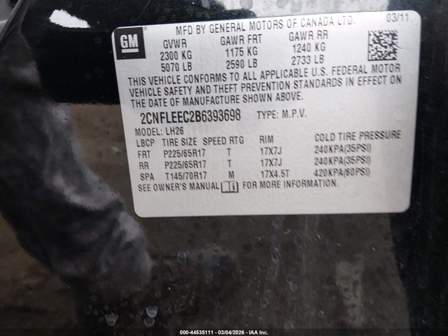 Chevrolet Equinox 1lt