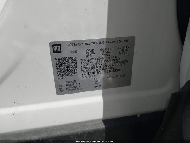 Chevrolet Equinox Awd Lt