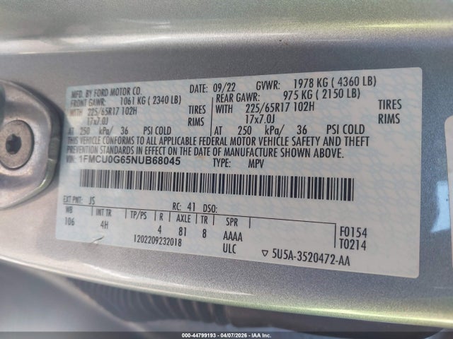 Ford Escape Se