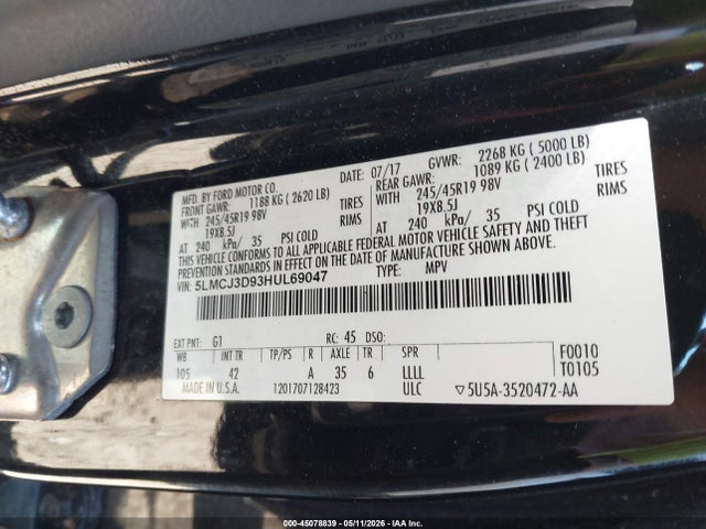 Lincoln MKC Reserve