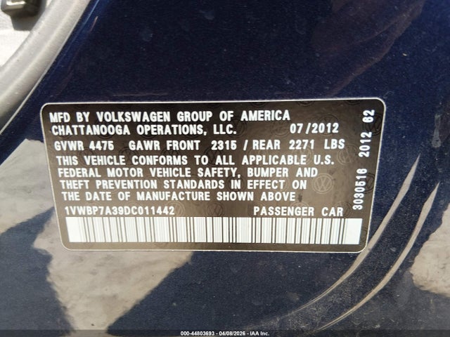 Volkswagen Passat 2.5l Se