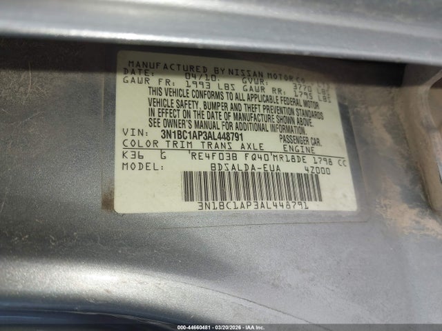 Nissan Versa 1.8s