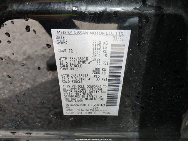 Nissan Murano S Fwd