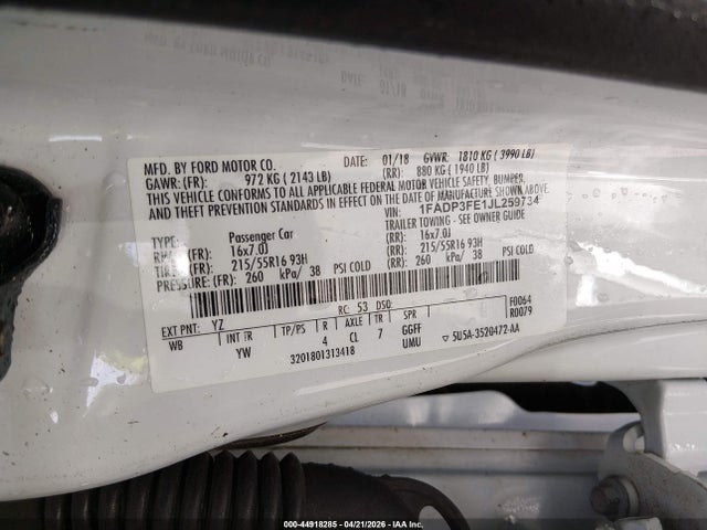 Ford Focus Se