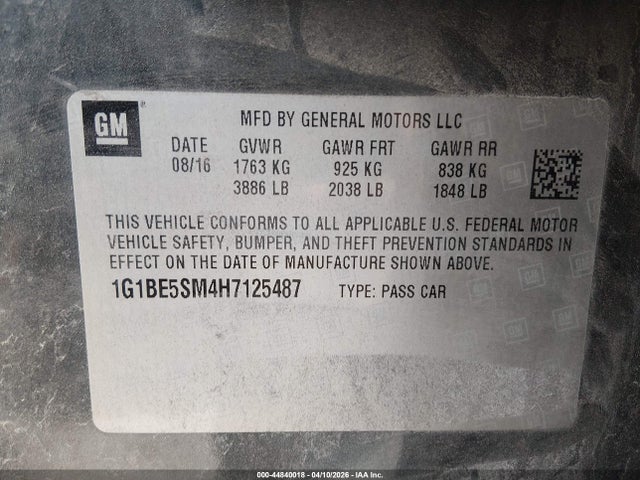 Chevrolet Cruze Lt Auto