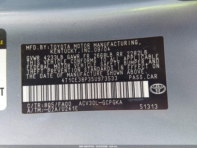 Toyota Camry Sle
