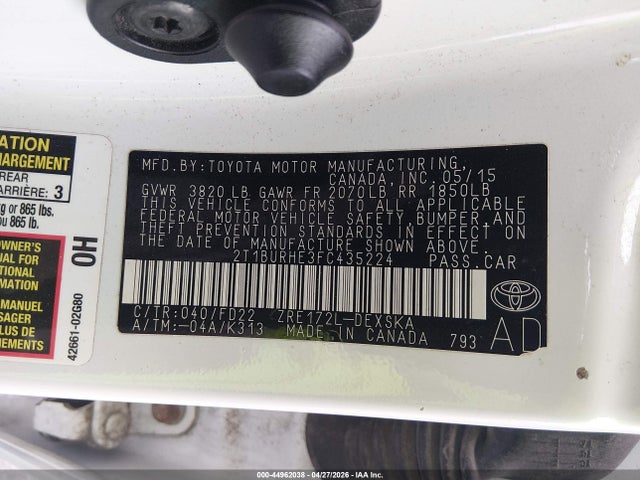 Toyota Corolla S Plus