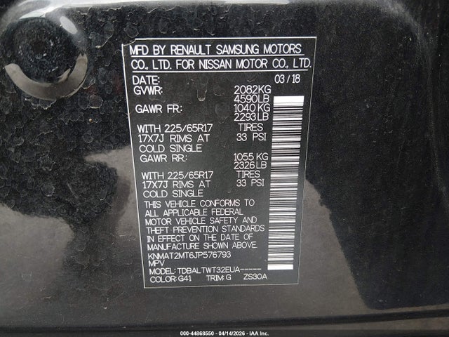 Nissan Rogue Sv