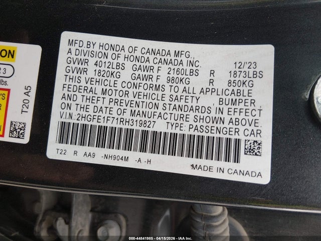 Honda Civic Ex