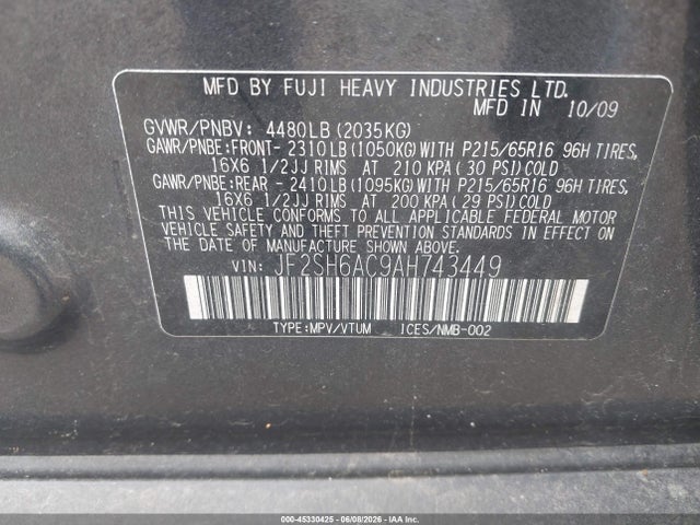 Subaru Forester 2.5x