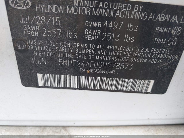 Hyundai SONATA Se