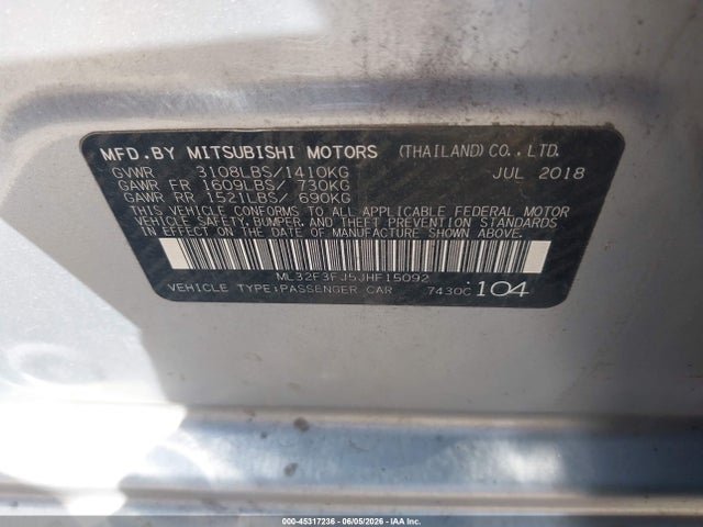 Mitsubishi Mirage Es