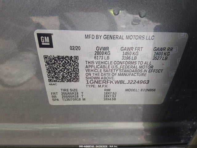 Chevrolet Traverse Fwd Ls